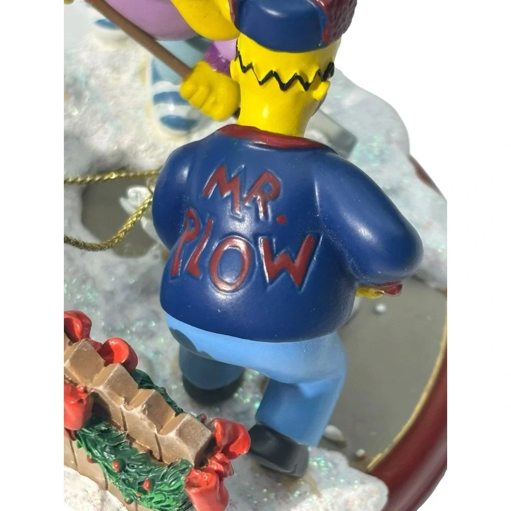 2005 Simpsons Bradford Christmas Ornament Illuminated 